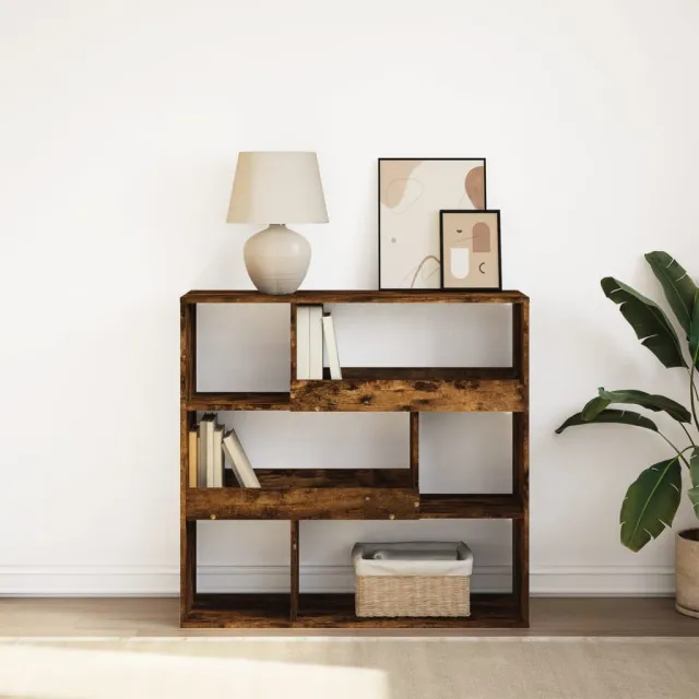 vidaXL Boekenkast / kamerscherm 100x33x94,5 cm gerookt eikenkleurig, foto 2