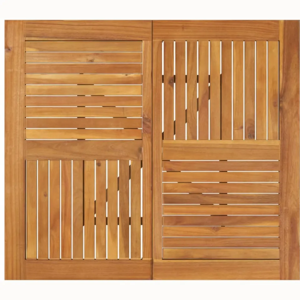 vidaXL Tuintafel 85x85x75 cm massief acaciahout bruin, foto 4