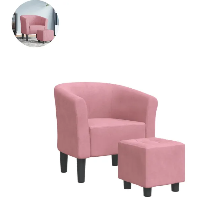 GranMaison Fauteuil - Relaxzetel - Relaxstoel - Relaxfauteuil - Stoel - Voor één Persoon - Roze
