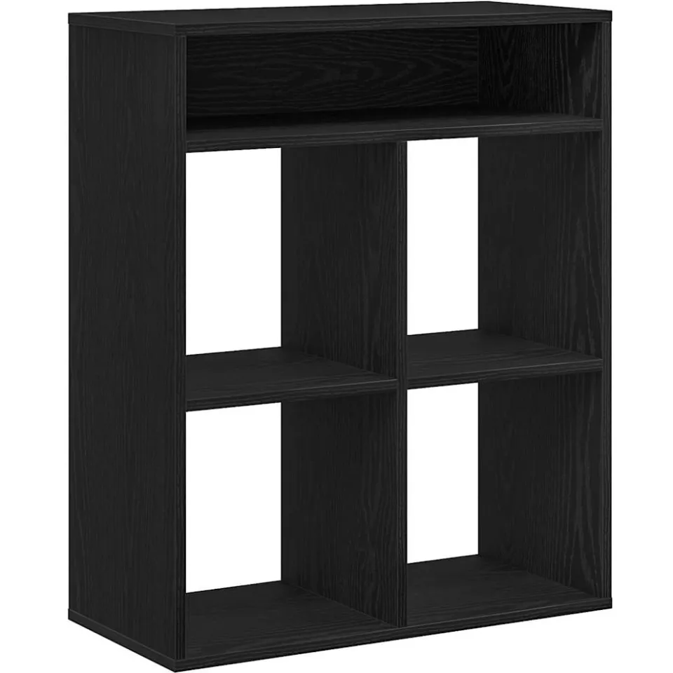 vidaXL Boekenkast 66x31x80 cm bewerkt hout zwart, foto 3