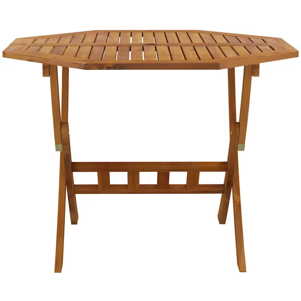 vidaXL Tuintafel inklapbaar 90x75 cm massief acaciahout Bruin