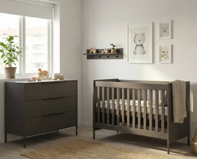 Born Lucky Babykamer Lissabon Chocolate 2-Delig, foto 2
