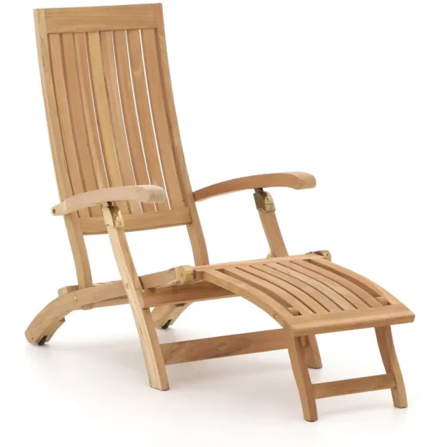 Sunyard Furniture Sunyard Liverpool deckchair bruin, foto 2
