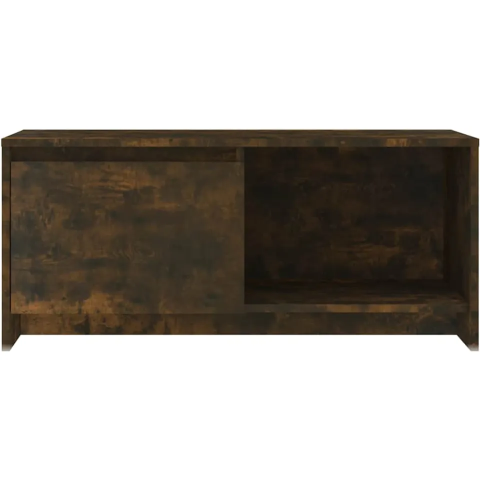 vidaXL Tv-meubel 90x35x40 cm bewerkt hout gerookt eikenkleurig, foto 4