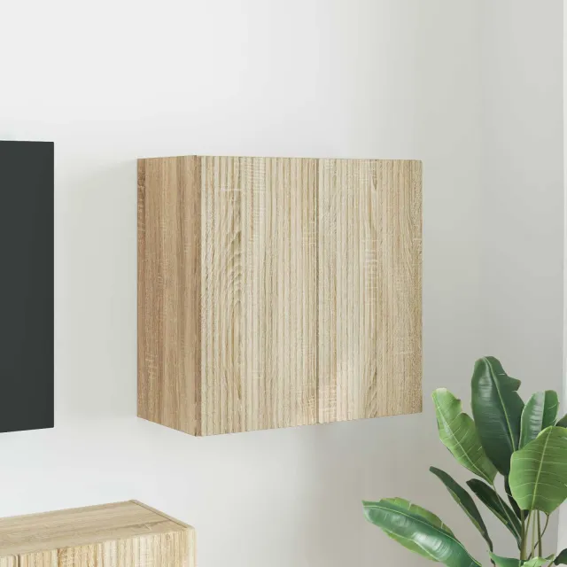vidaXL TV-wandkast 59,5 x 31 x 60 cm Sonoma Eiken Bewerkt hout Bruin