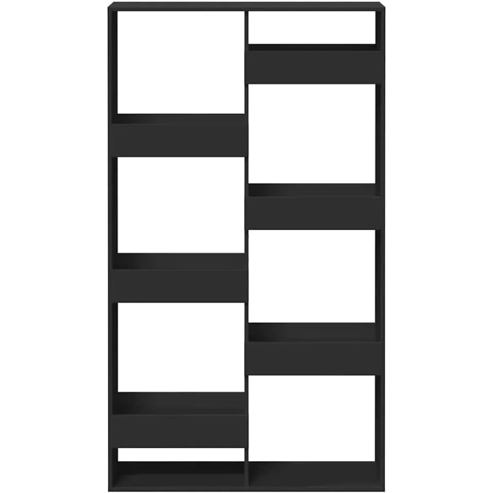 vidaXL Boekenkast 100x33x175 cm bewerkt hout zwart, foto 4
