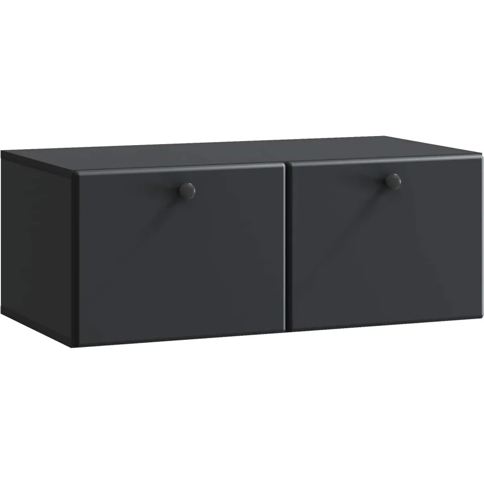 vidaXL Wandbeugel TV-kast 78,5 x 41 x 30 cm Zwart Bewerkt hout, foto 3