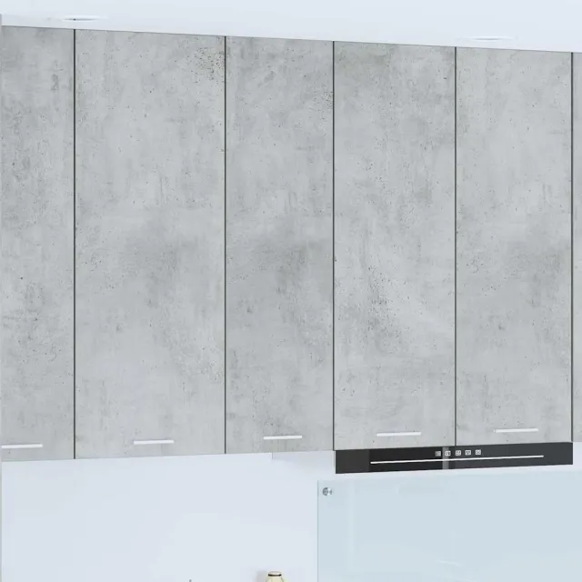 vidaXL Hangkast Betongrijs 30 x 31 x 100 cm Bewerkt hout