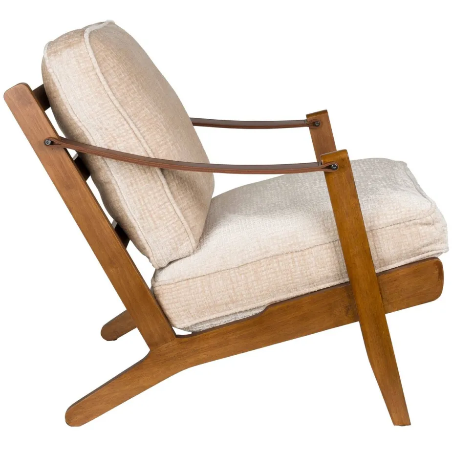 Dutchbone Lounge Chair Washington beige, foto 2
