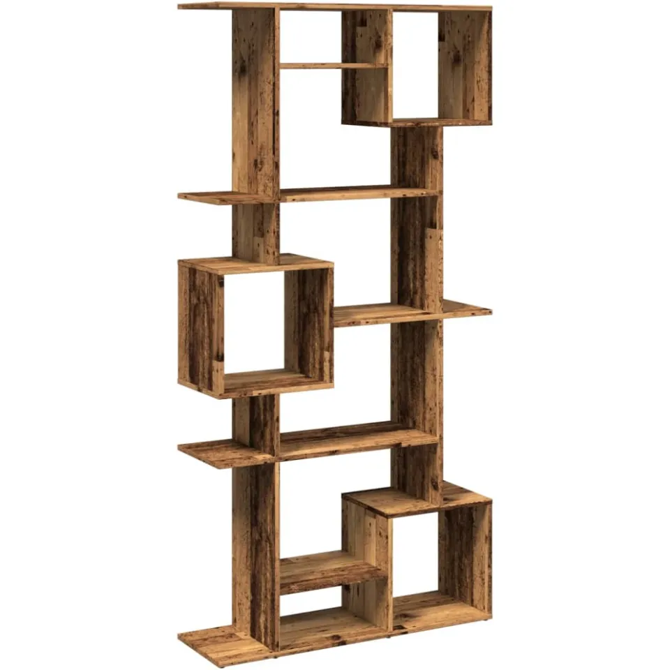 vidaXL Boekenkast 92x29x188 cm bewerkt hout oud houtkleurig Bruin