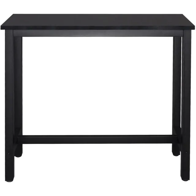 RosaBloom Bartafel - Stattafel - Keukentafel - Stabiel metalen frame - Multifunctioneel in gebruik - 120x40x100 cm - MDF en Metaal - Zwart