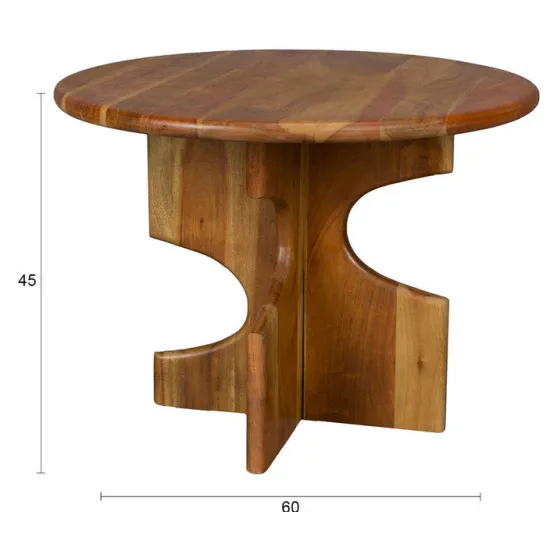 Dutchbone bijzettafel Morgan bruin, foto 4
