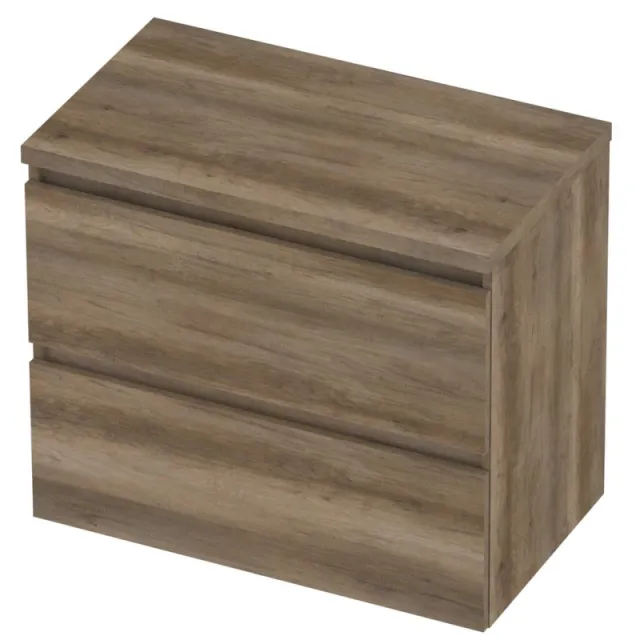 Basic-Line Deck 46 Badmeubelset Greeploos 80x46x66 cm Scotch Oak Eiken