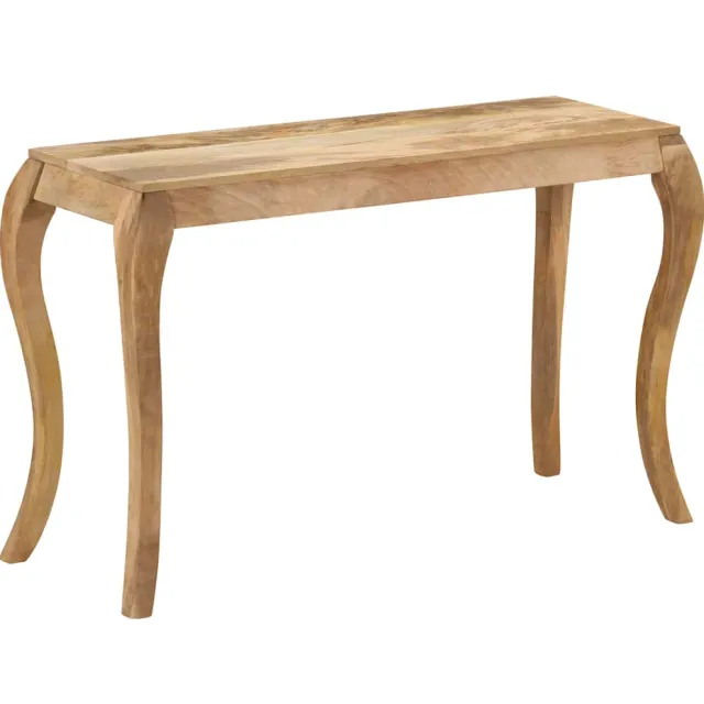 vidaXL Wandtafel 118x38x76 cm massief mangohout Bruin