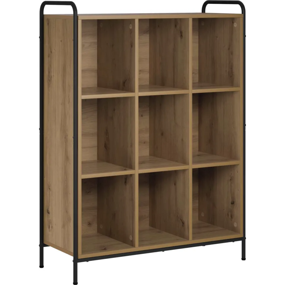 vidaXL Boekenkast 57 x 33 x 111 cm Bewerkt hout Artisanaal eiken, foto 3