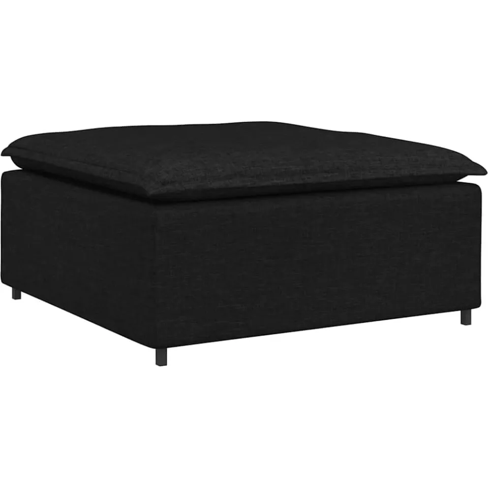 vidaXL Modulaire voetenbank module 100x100x48 cm zwart, foto 3