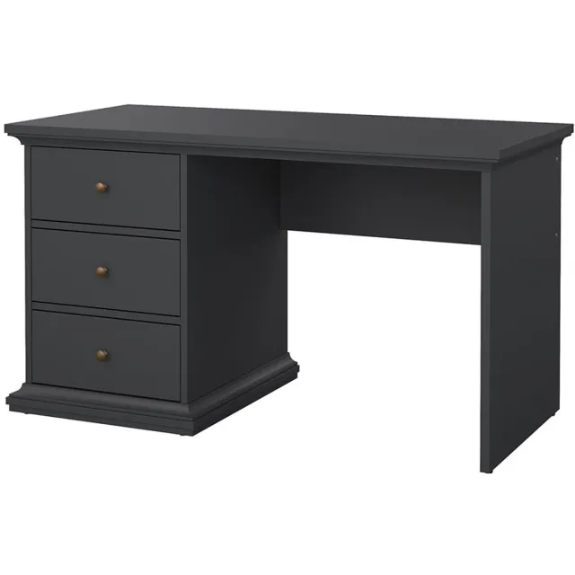 Tvilum Venedig bureau 3 lades mat grijs.