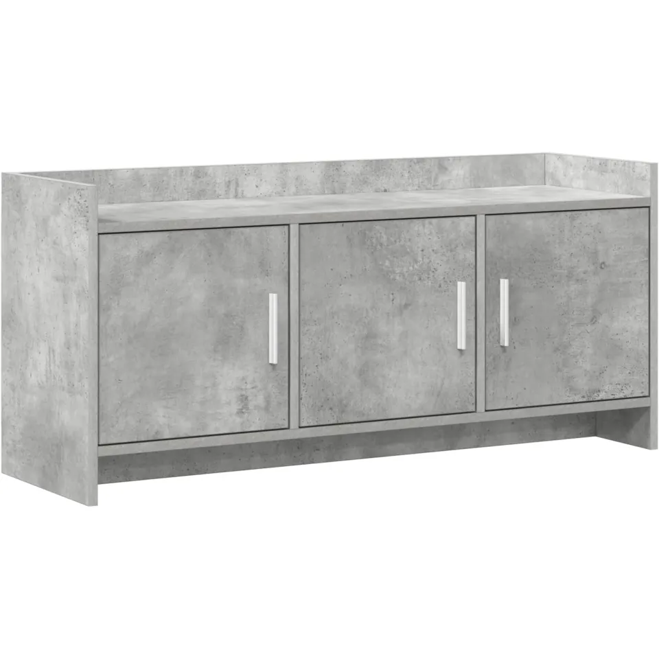 vidaXL TV-kast 102 x 33 x 47 cm Betongrijs Bewerkt hout grijs, foto 3