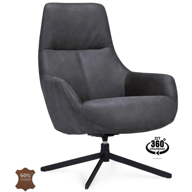 Wehkamp Home fauteuil Antraciet