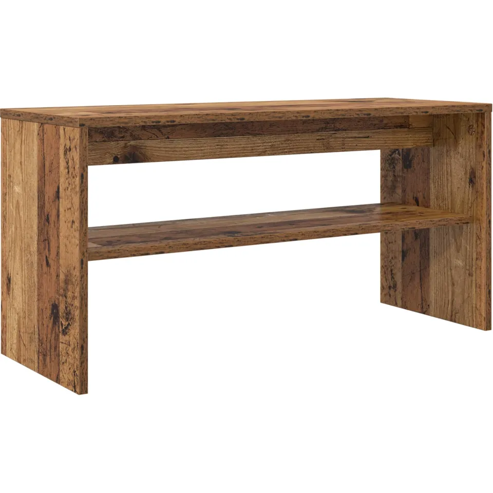 vidaXL TV-kast 80 x 30 x 40 cm Oudhout Bewerkt hout bruin, foto 3