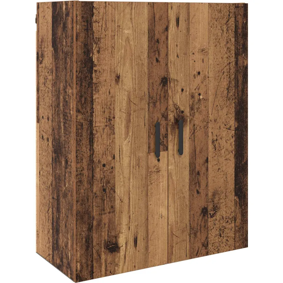 vidaXL Wandkast Oudhout 69,5 x 34 x 90 cm Bewerkt hout bruin, foto 3
