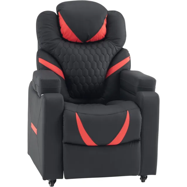 Gamingstoel / fauteuil met hoofdsteun Game Sport RX PU zwart / rood hjh OFFICE