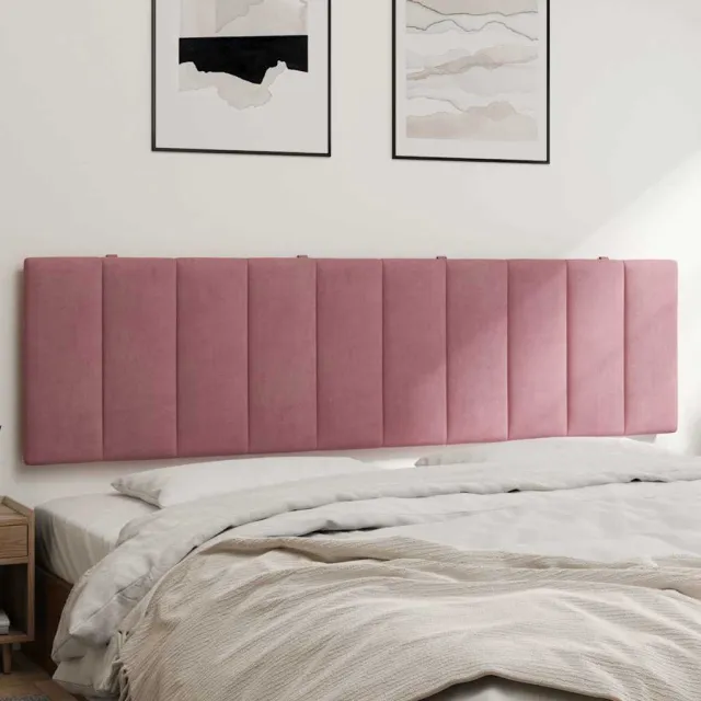 vidaXL Hoofdbordkussen "Hanko" 180 cm fluweel roze
