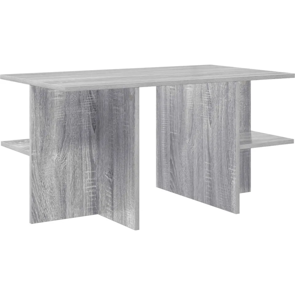 vidaXL Salontafel Grijs sonoma 87 x 50 x 45 cm Geconstrueerd hout, foto 3