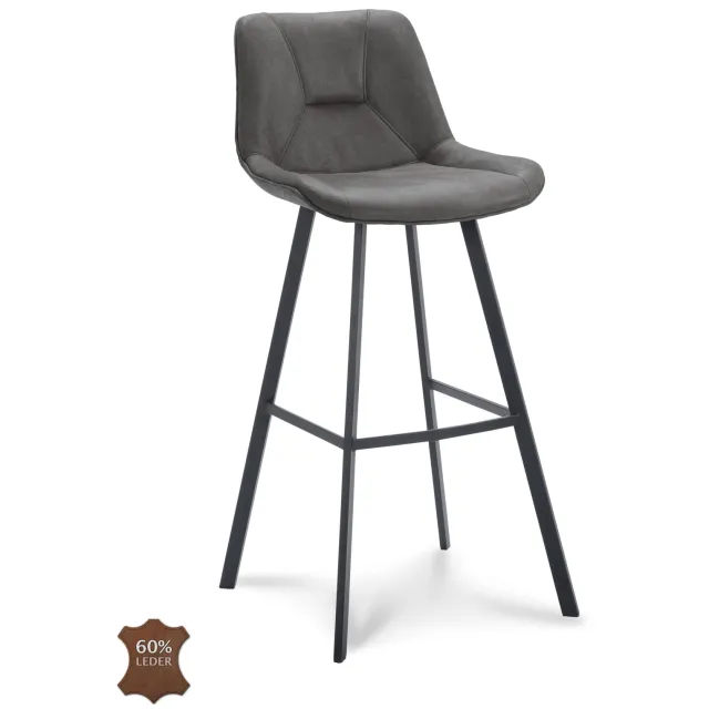 Wehkamp Home barkruk Boas grafiet Graphite