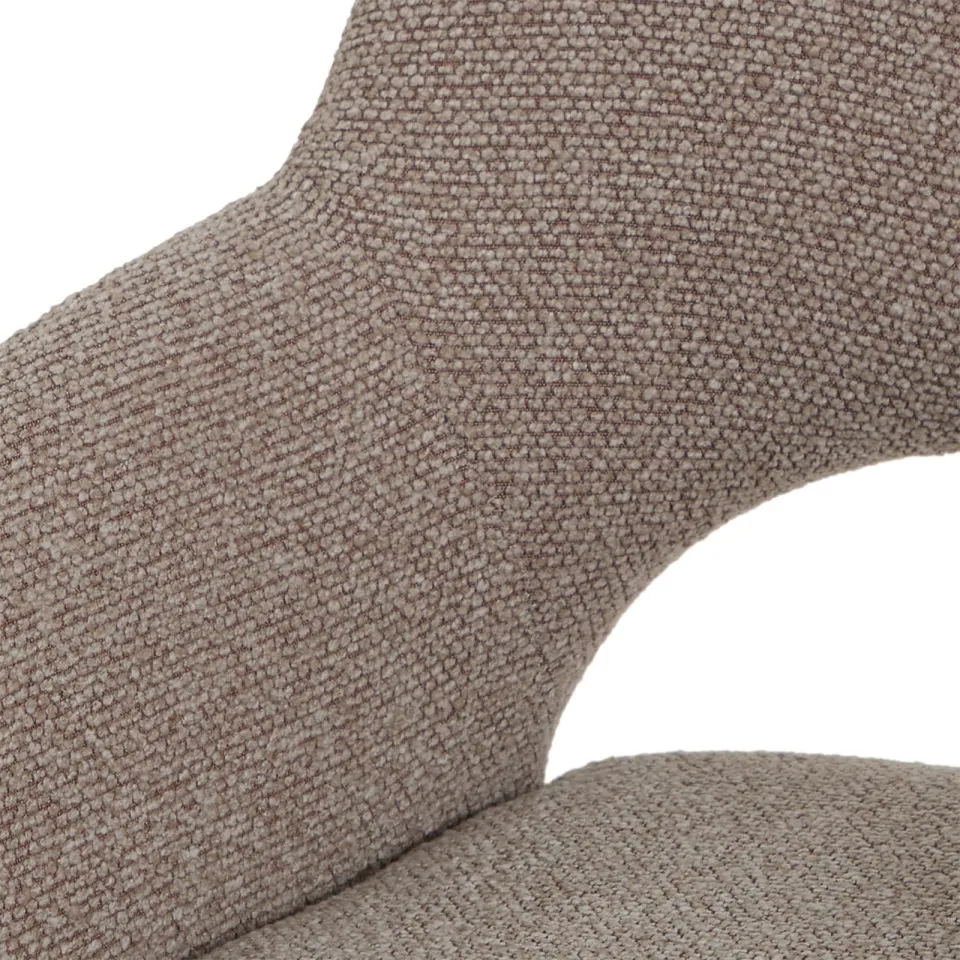 NOUS Living Ava eetkamerstoel taupe, foto 7