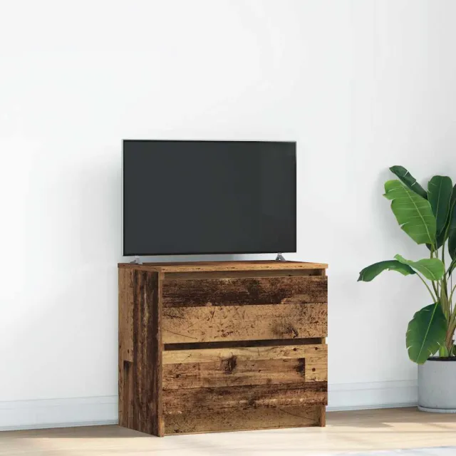 vidaXL Tv-meubel 60x35x54 cm bewerkt hout oud houtkleurig bruin, foto 2