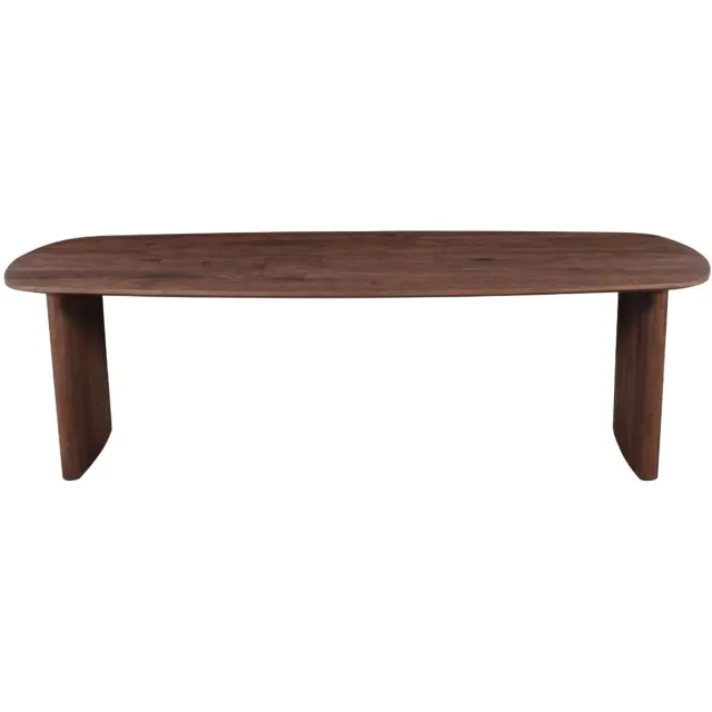 DÉJA Living Eettafel Fender - Walnoot - Deens Ovaal - 250 cm - Mangohout