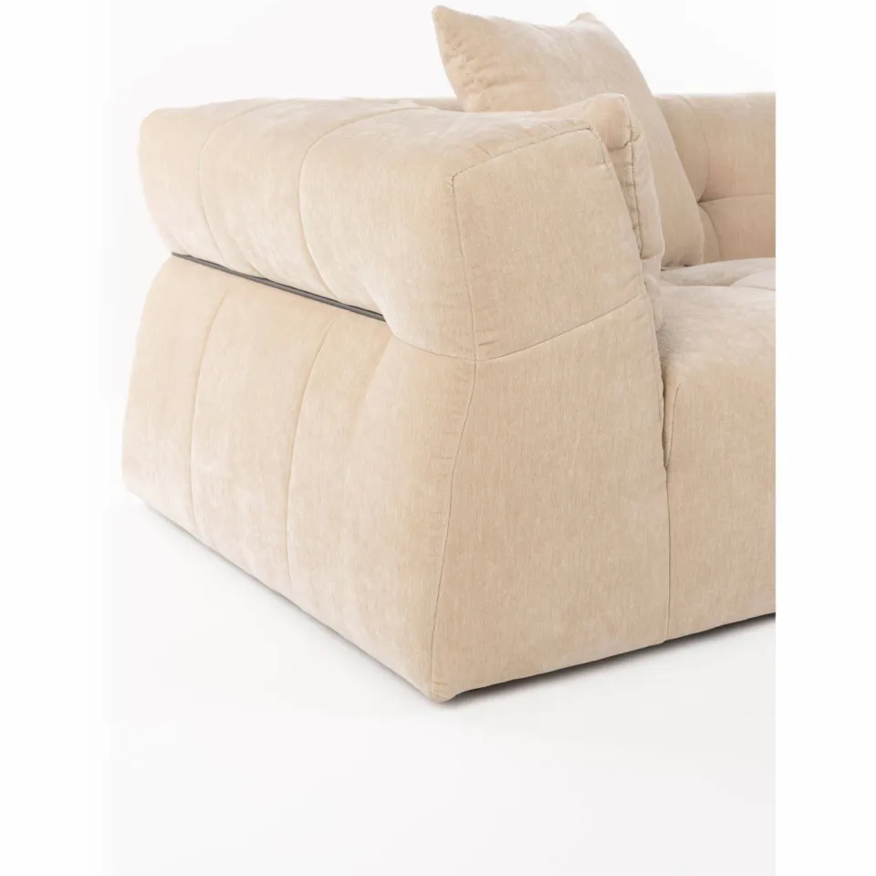 Dutchbone Hodge 4,5-zitsbank beige, foto 4