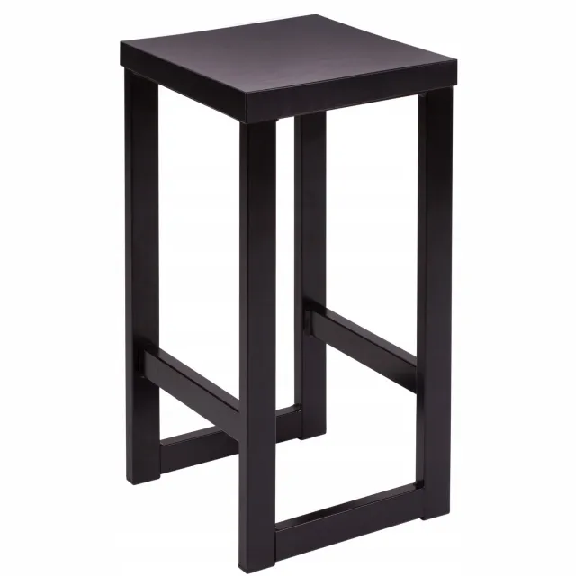 Dendro Hoker Loft Metaal/Hout 62cm - Stoel, Kruk van Poolse Fabrikant Zwart