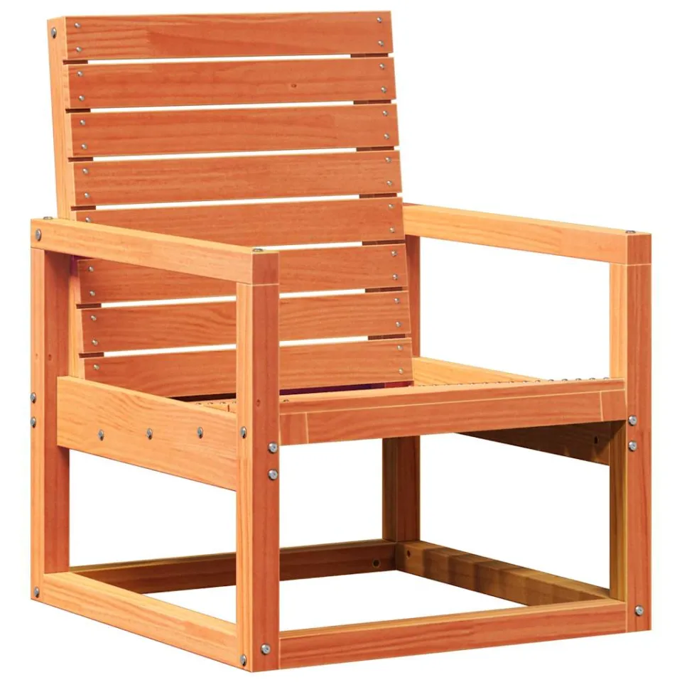 vidaXL 3-delige Loungeset massief grenenhout wasbruin bruin, foto 3