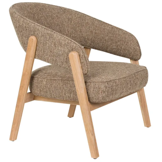 Zuiver fauteuil Bright Bruin
