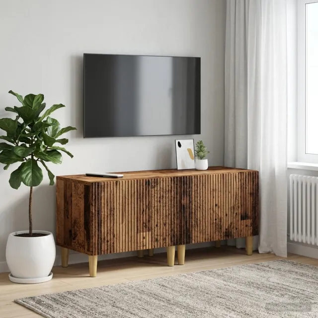 vidaXL Tv-meubel Oud hout Bewerkt hout bruin, foto 2