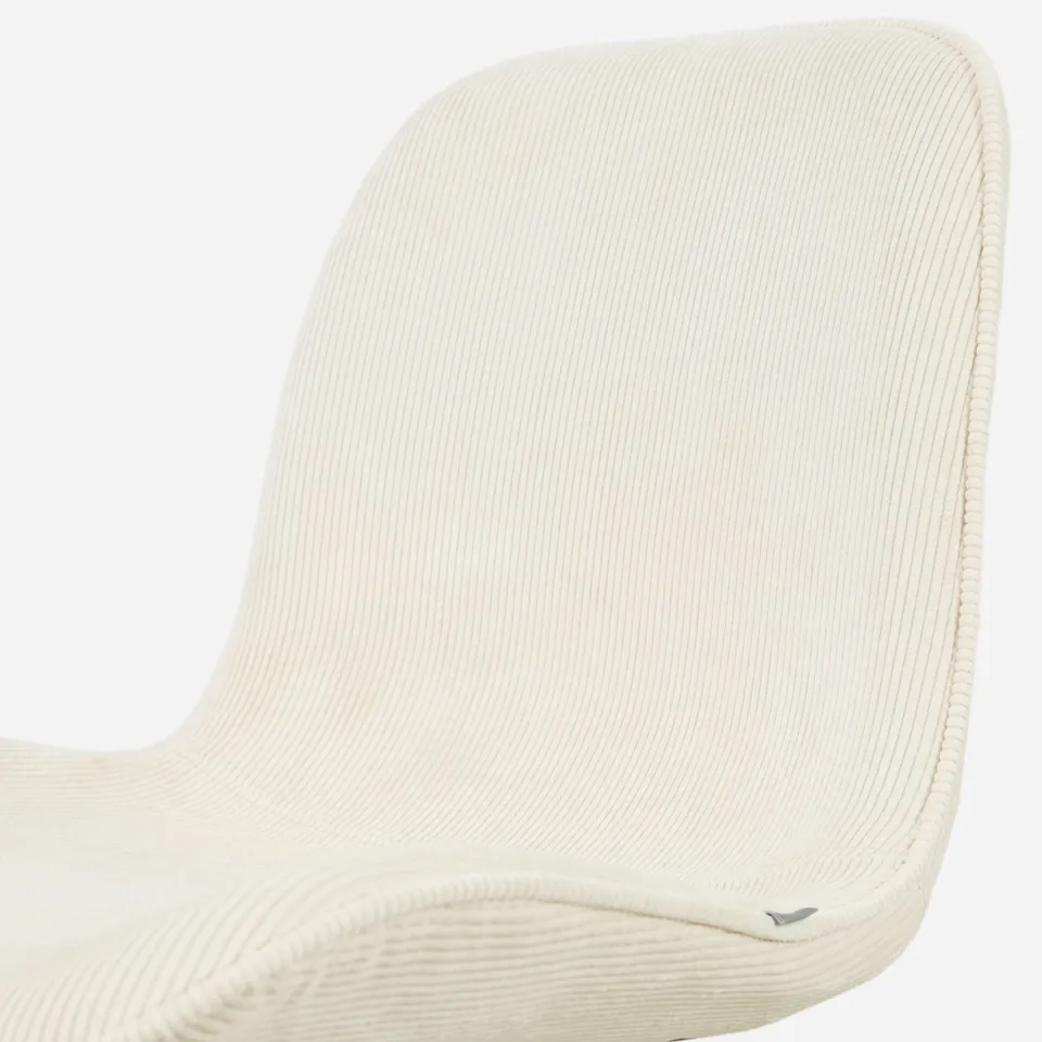 Nolon Niva-Fé draaibare tulp eetkamerstoel rib beige - beige onderstel, foto 5