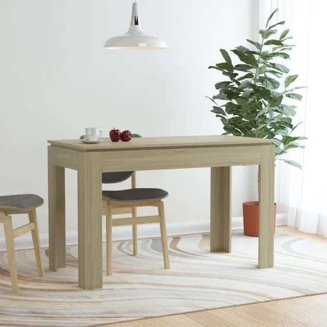 medina Eettafel 120x60x76 cm spaanplaat sonoma eikenkleurig bruin