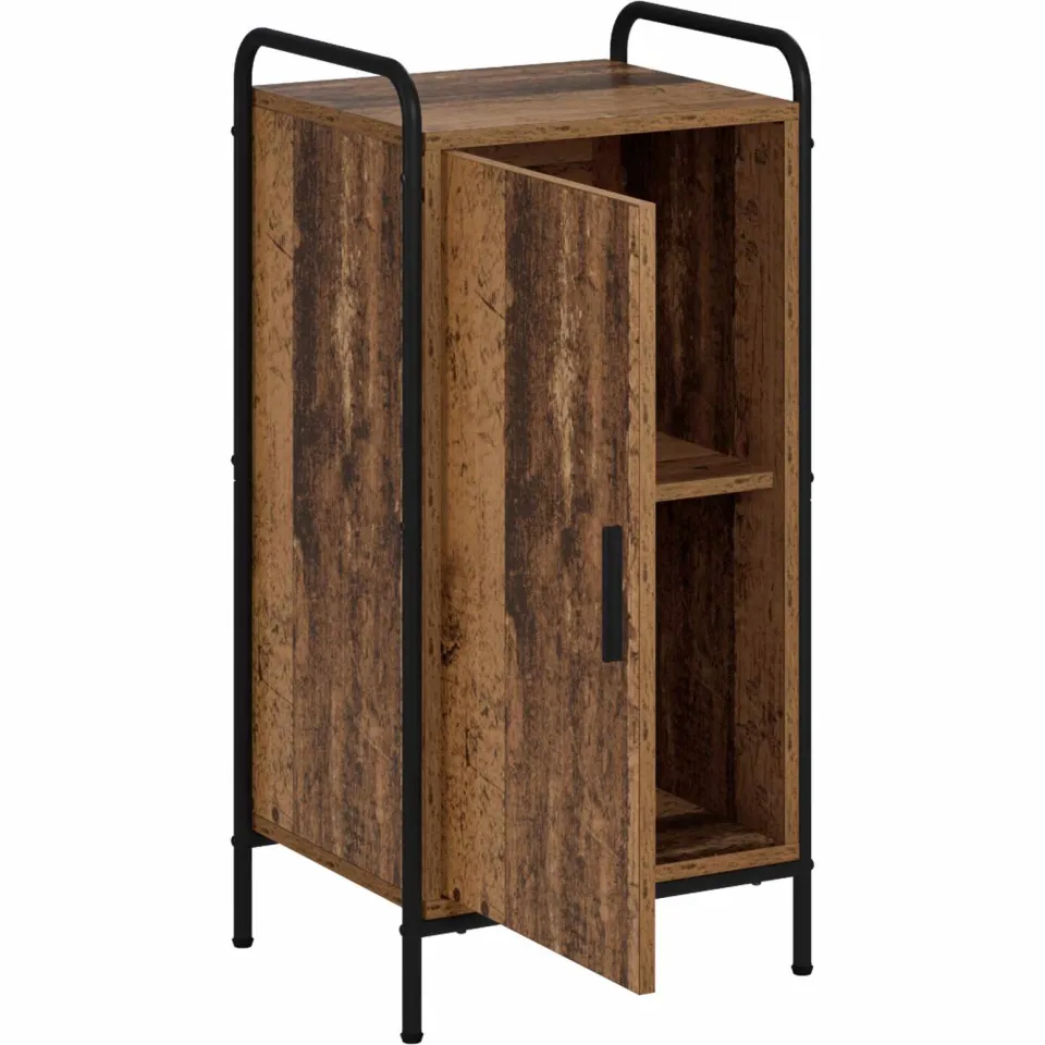 vidaXL Dressoir Oud hout 97 x 33 x 81 cm Bewerkt hout Bruin