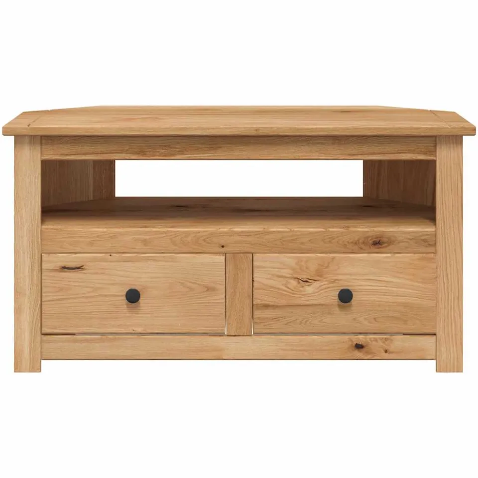vidaXL Tv-hoekkast Panama Range 93x49x49 cm massief grenenhout bruin, foto 4