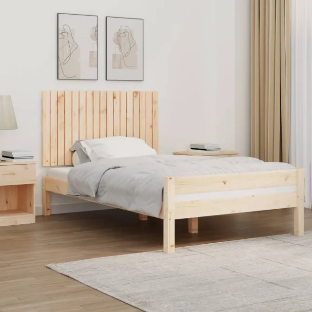 vidaXL Wandhoofdbord 108x3x60 cm massief grenenhout Bruin