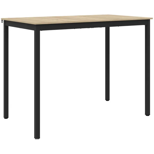 vidaXL Staande - Bartafel - Bewerkt - hout - Rechthoekig Sonoma eiken