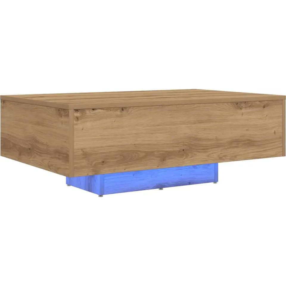 vidaXL Artisanaal eiken 85 x 55 x 31 cm Bewerkt hout, foto 4