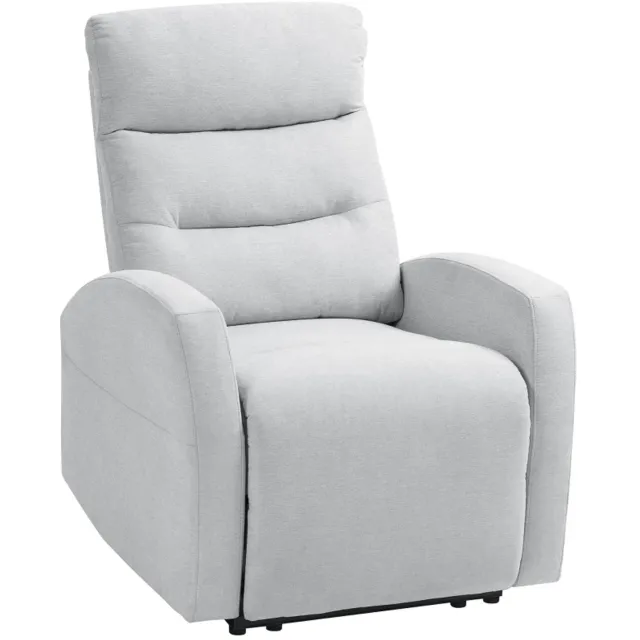 GranMaison Relaxfauteuil - Relaxzetel - Relaxstoel - Fauteuil - Stoel - Met armleuning - Voor één Persoon - Lichtgrijs