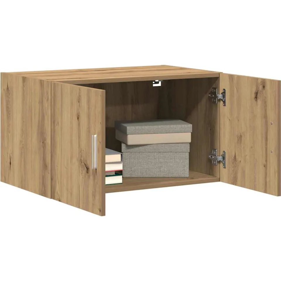 vidaXL Wandkast artisanaal eikenkleurig 70 x 42.5 x 40 cm Bewerkt hout Bruin