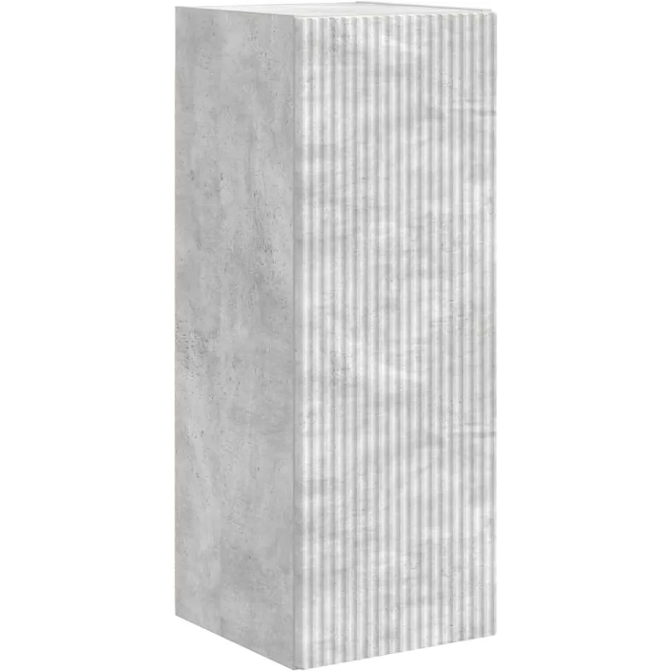 vidaXL TV Wandkast 30 x 31 x 80 cm Betongrijs Bewerkt hout grijs, foto 3