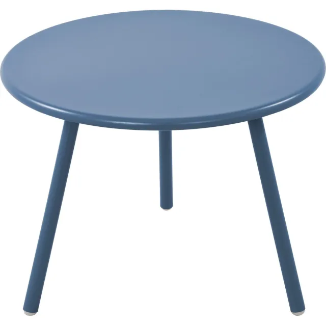 CLP Minot Salontafel - Rond - Bijzettafel - loungetafel - Rond - Tuintafel - voor buiten en binnen - weer- en UV-bestendig - blauw