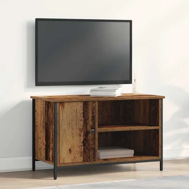 vidaXL TV-kast 80 x 40 x 50 cm Oud hout Bewerkt hout bruin, foto 2