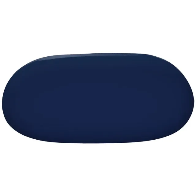 Padiro ovale zitzak 101 x 78 x 50 cm - marineblauw - nylon en elastaan - rekbaar en voor binnen en buiten